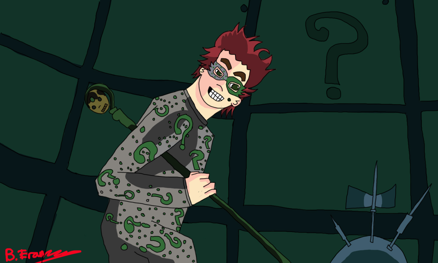 The Riddler by SomeShortGuy on DeviantArt