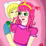 Finn and Princess Bubblegum