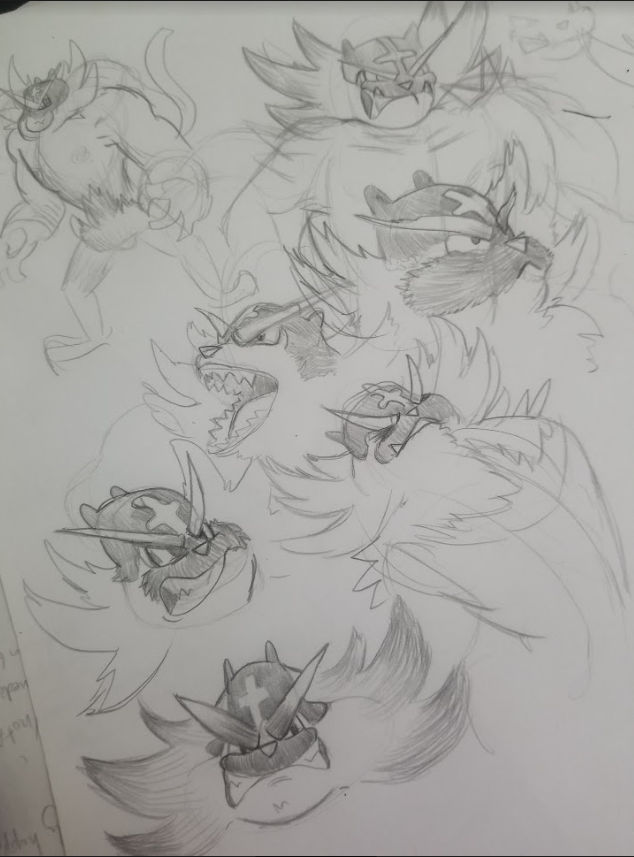 Crochet Incineroar Incineroar sketches by KnottyPelt on DeviantArt