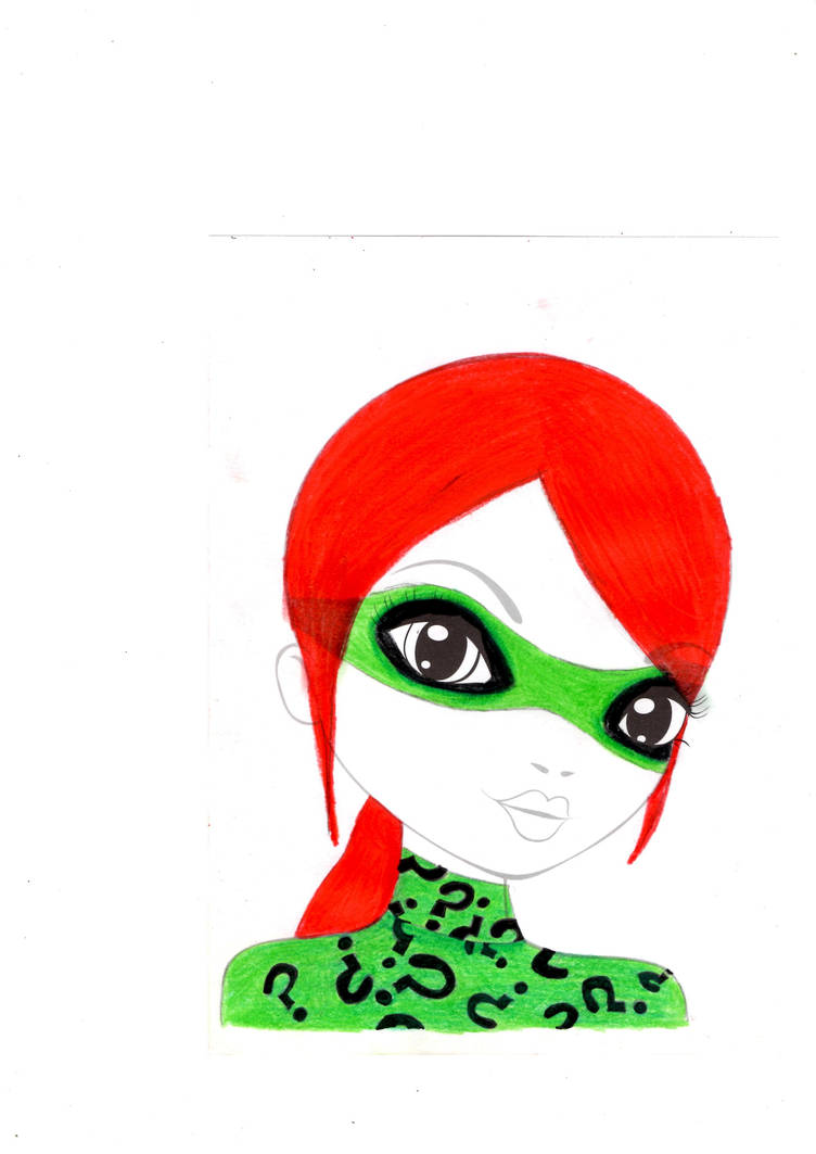Female Riddler Colored by WeskerBirkinRiddler on DeviantArt