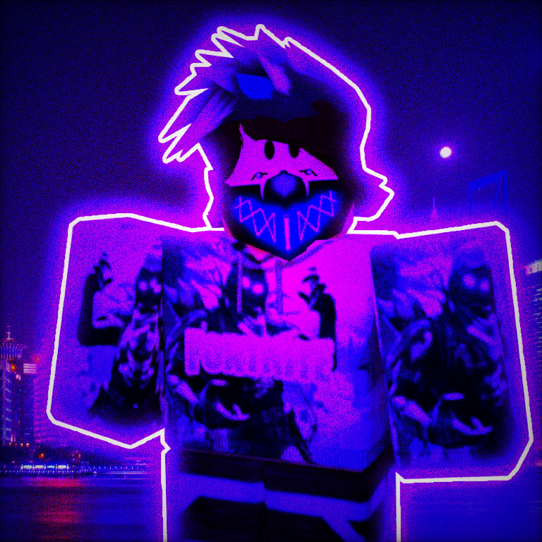 My Aesthetic Roblox Icon By Waterplayzyt On Deviantart - roblox icon aesthetic purple neon