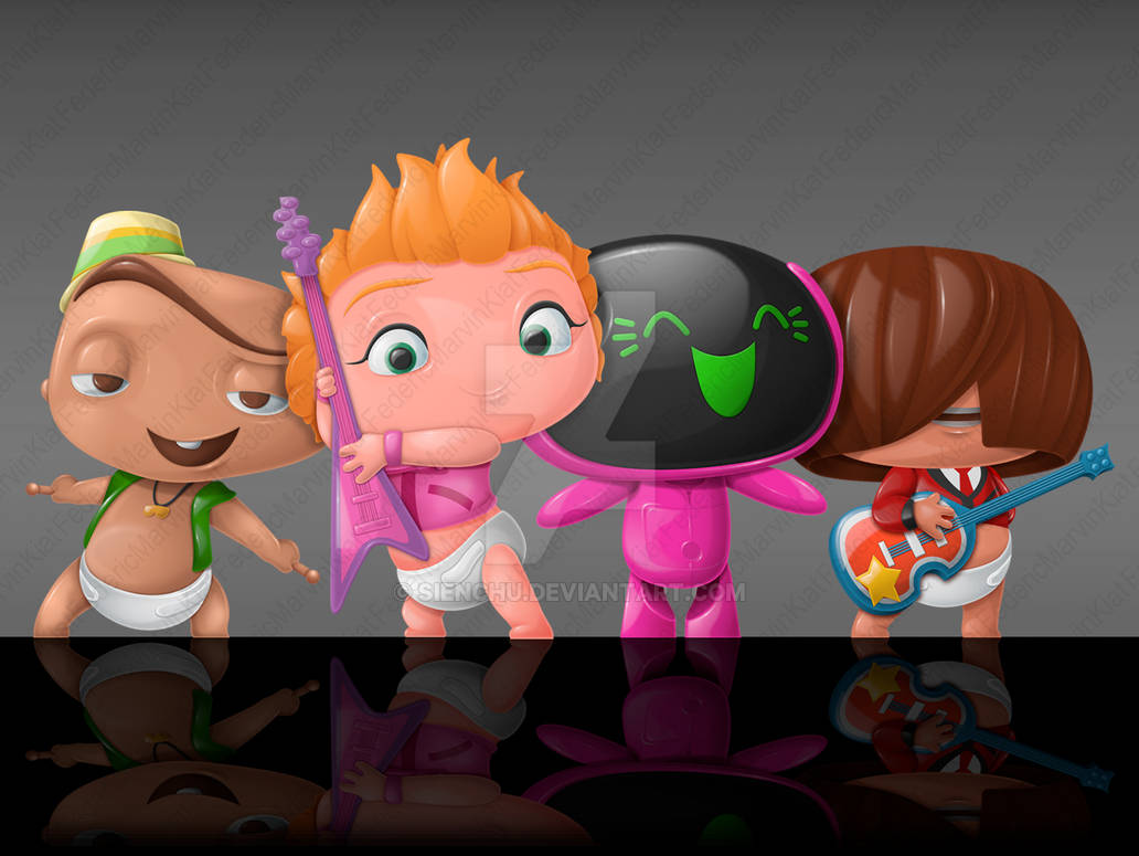 D Beat Rocker Mini Beat Power Rockers by sienchu on DeviantArt