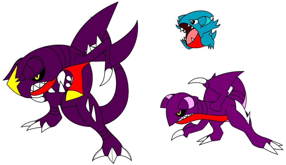 The Ferocious Garchomp evolution line by RetracGamer on DeviantArt