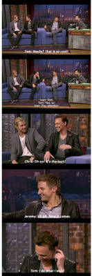 Tom Hiddleston- I do what I want
