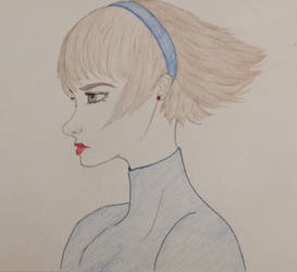 Profile of Girl