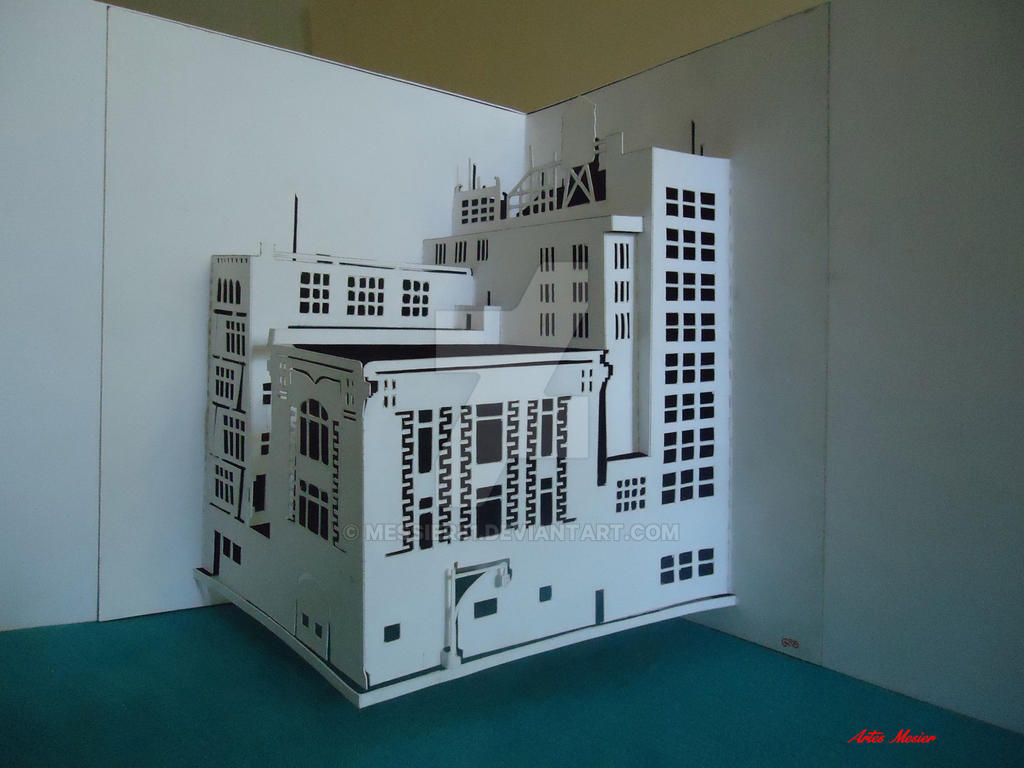Kirigami House by messier81 on DeviantArt