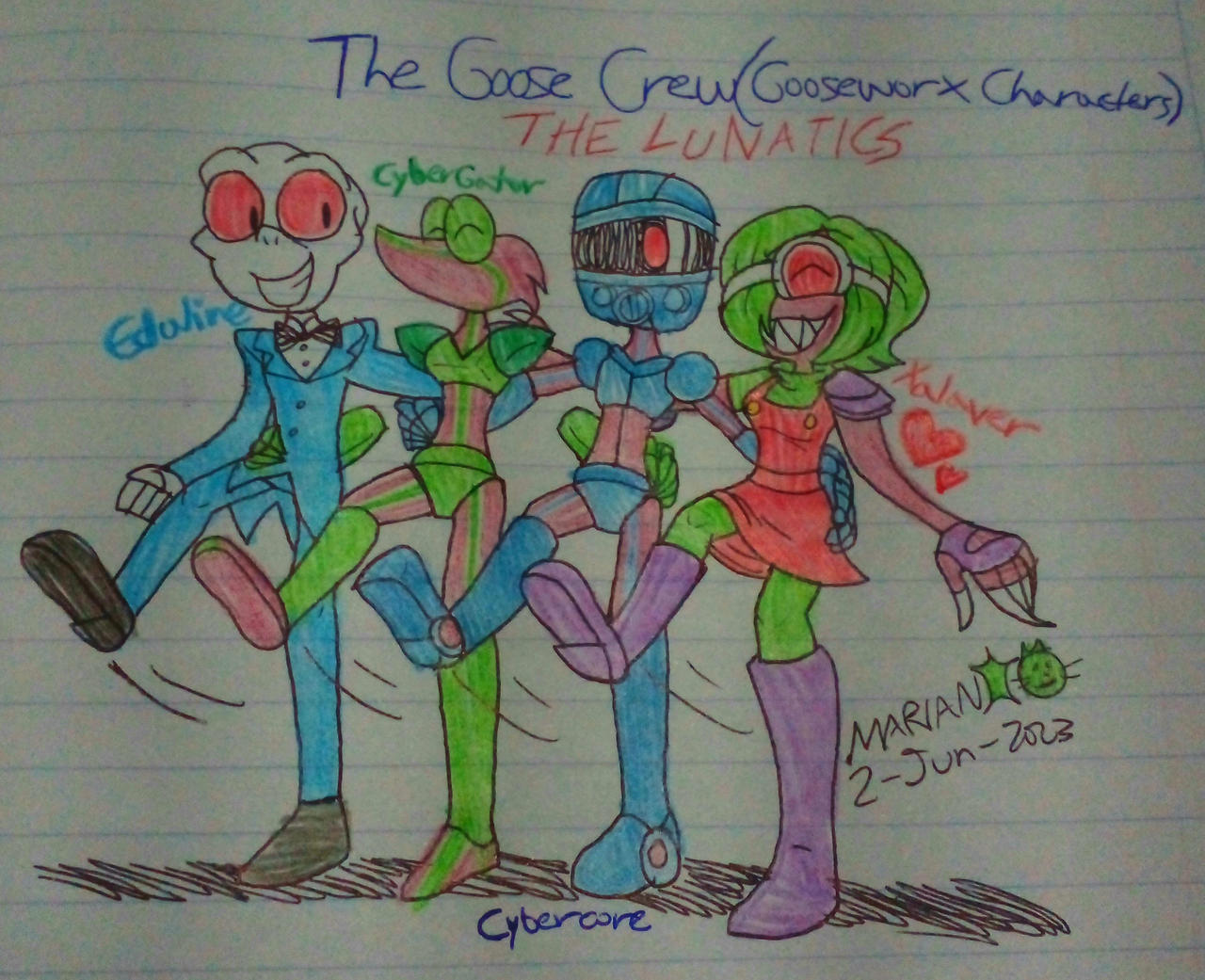 The Goose Crew of Gooseworx by TiniToonStar on DeviantArt