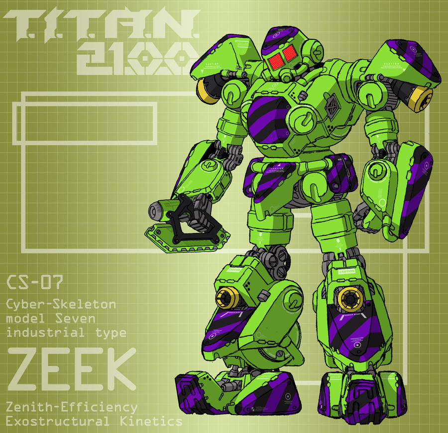 Zeek Model ZEEK industrial model (for T.I.T.A.N. 2100) by Grebo-Guru on DeviantArt