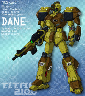 DANE - commando weapons set (for T.I.T.A.N. 2100)