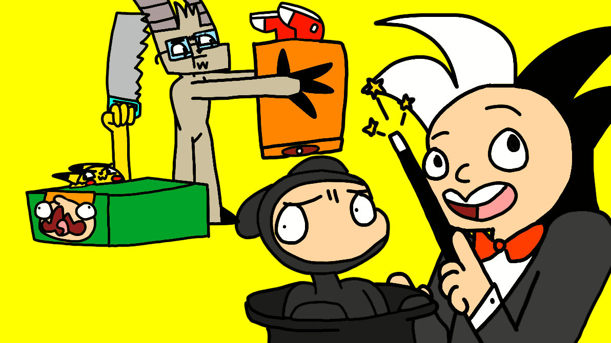 Alex, Simp and Picks Magic attempt by RobertLeyvaIII on DeviantArt