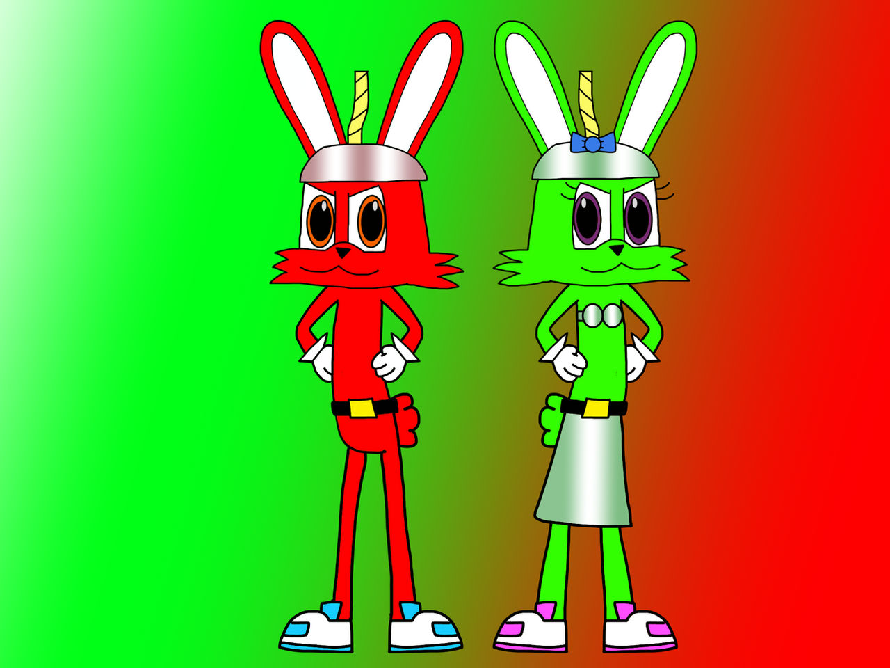 Royce and Riley the TNT Rabbits by RobertLeyvaIII on DeviantArt