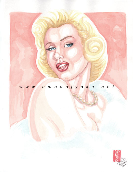 Marylin in Watercolors