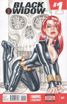 Black Widow skull 2014 - Black Widow #1