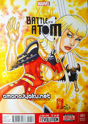 X-men Battle of the Atom#1 Magik 2013 sketchcover