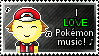 Pokemon music stamp by MonochromePixel