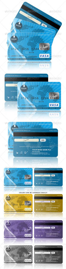 PSD Credit Card Template