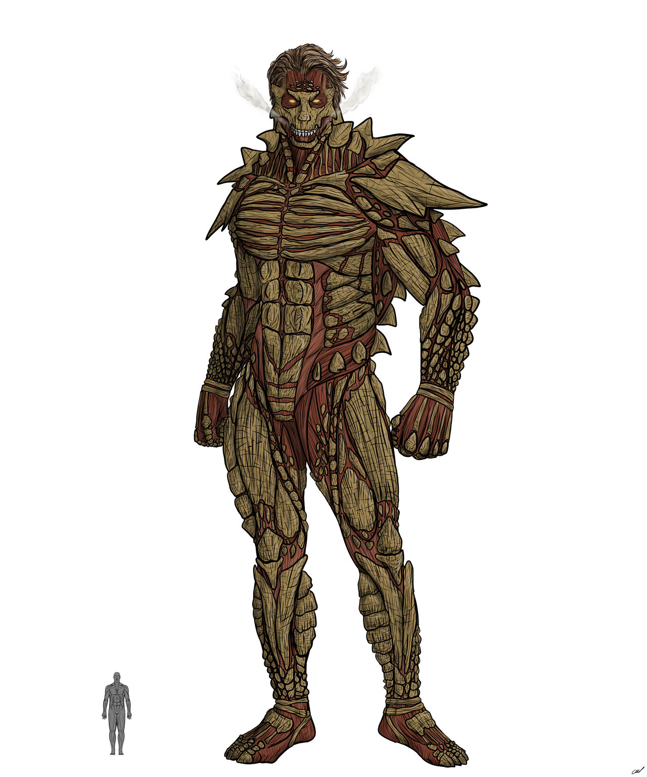 Transfigured Titan The Armoured Titan by sphenaphinae on DeviantArt