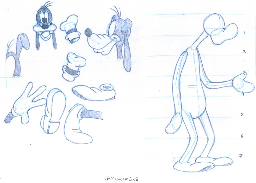 Goofy Body Disney - Goofy - How To Draw by itsmimi111 on DeviantArt