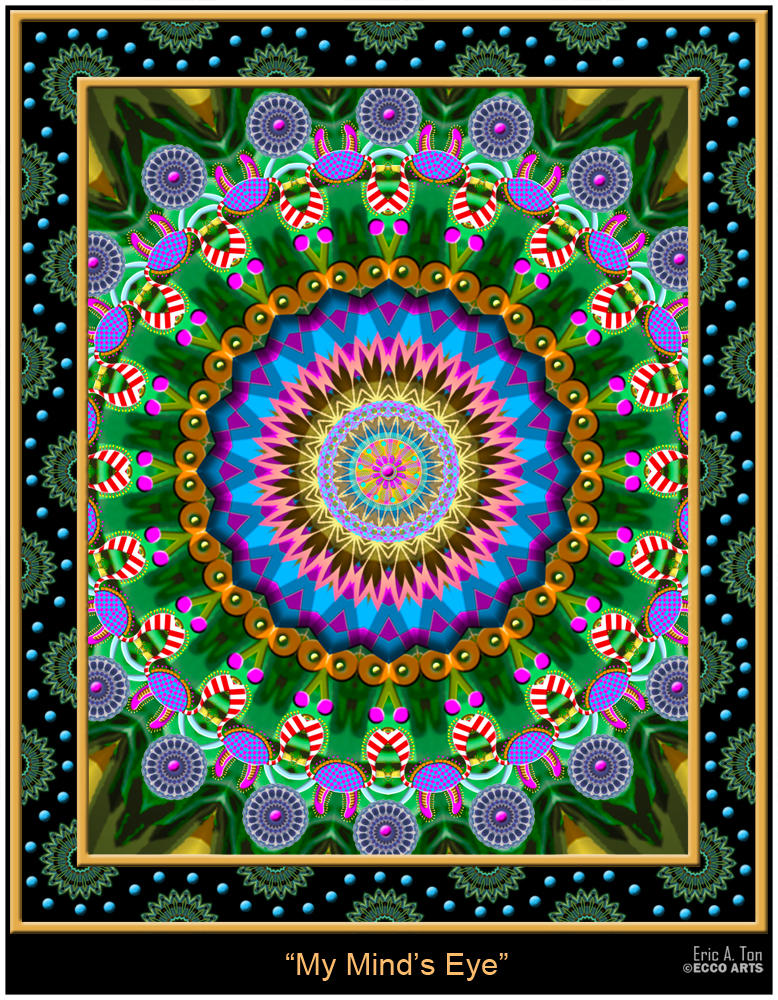 Vivid My Minds Eye Background Digital Art Vivid My Minds Eye Background Digital Art