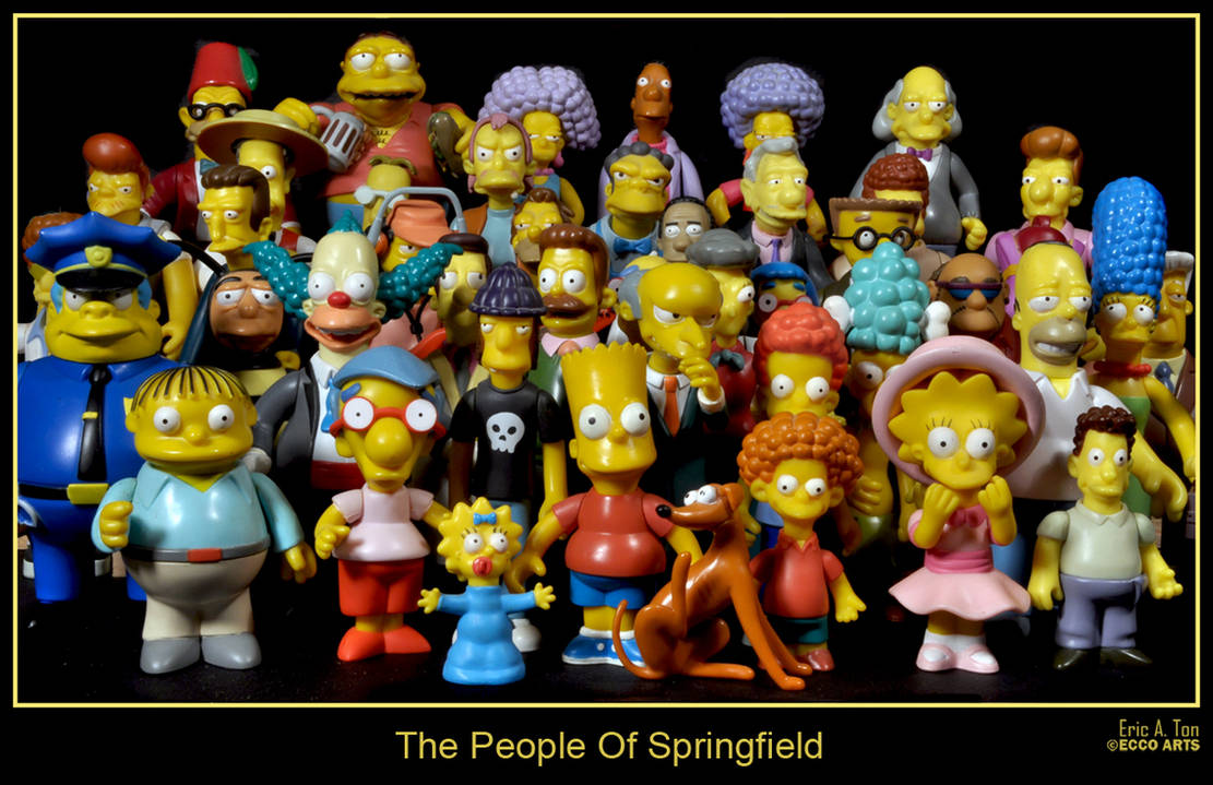 The People Of Springfield by EricTonArts on DeviantArt