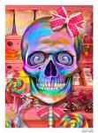 Lollipop Skull by EricTonArts