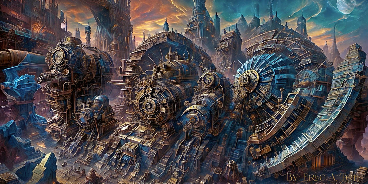 Giant Engine Deviantart The Great Turbine Engines by EricTonArts on DeviantArt