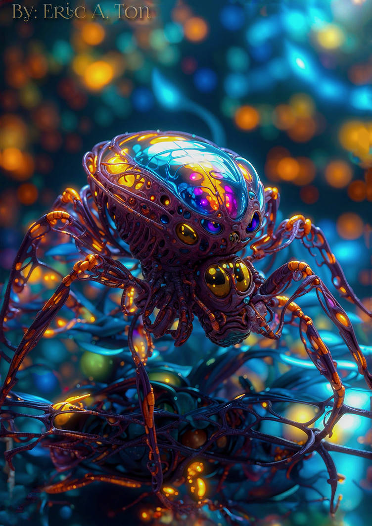 Alien Spider Insect Alien Spider by EricTonArts on DeviantArt