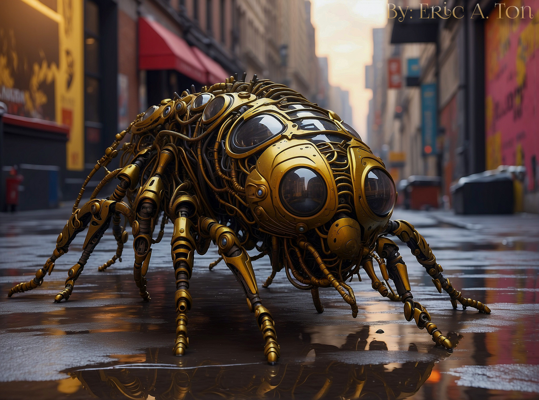 Biomechanical Cockroach by EricTonArts on DeviantArt