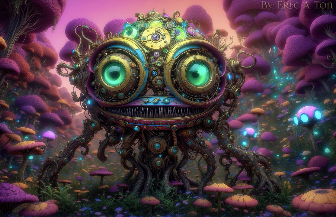 The Magical Mechanical Tree by EricTonArts on DeviantArt
