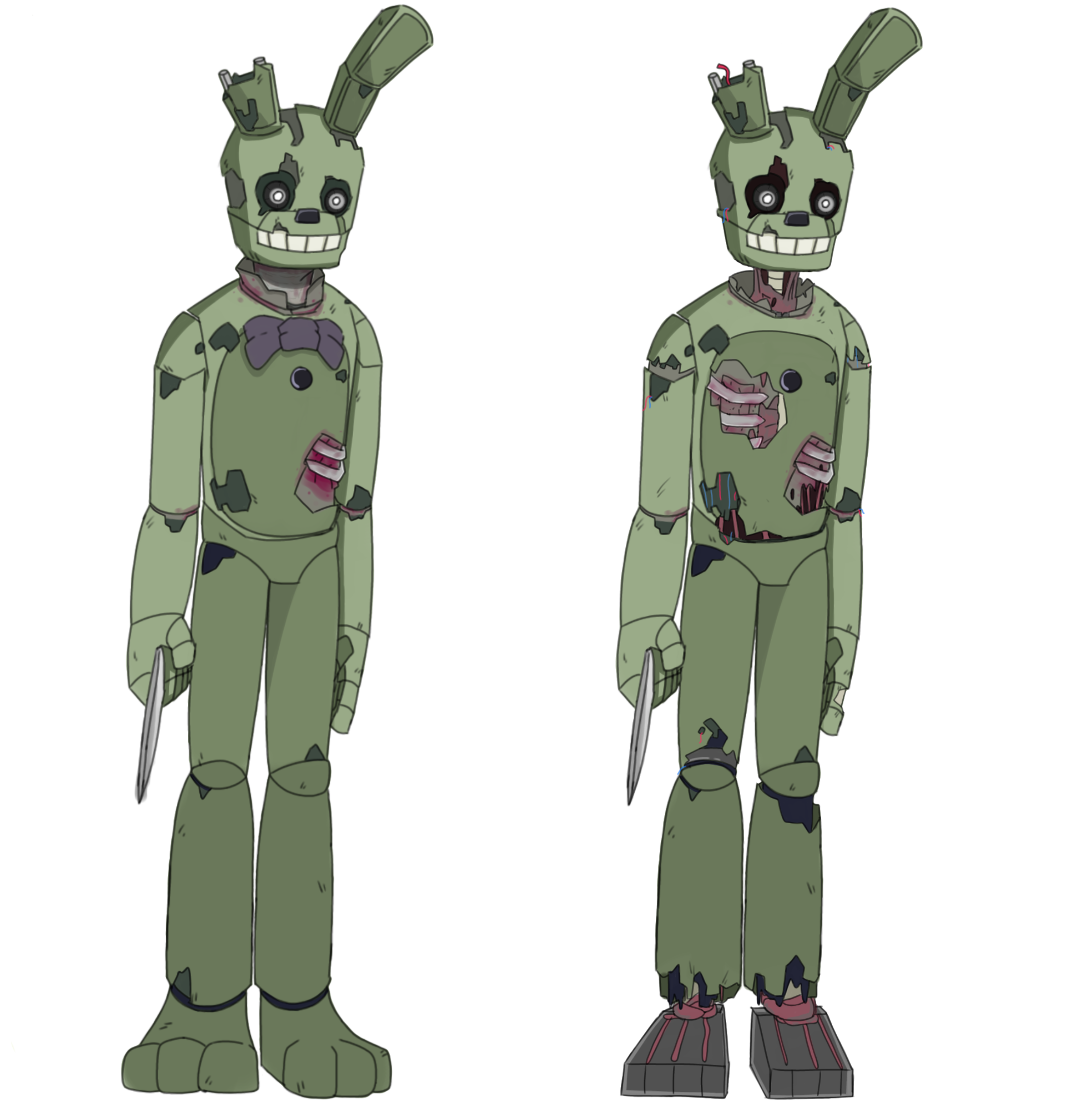 Fnaf Three Springtrap Springtrap with fnaf 3 style by bellamxp on DeviantArt
