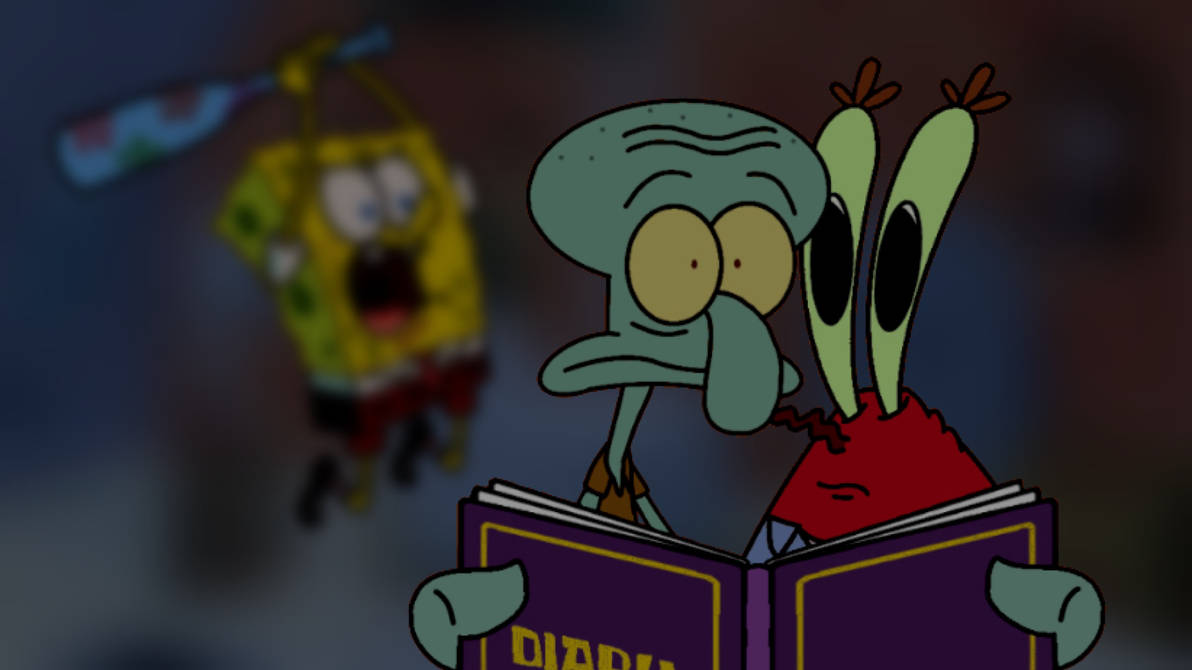 Spongebo Reading When SpongeBob Catches Them Reading His Diary! by jackson6482 on DeviantArt