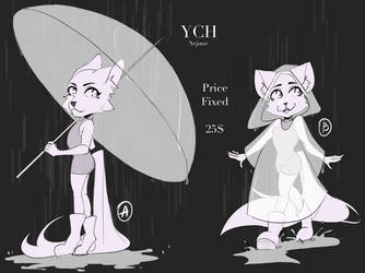 [YCH auction] Chibi autumn rain  [open] by DaNy-Violet