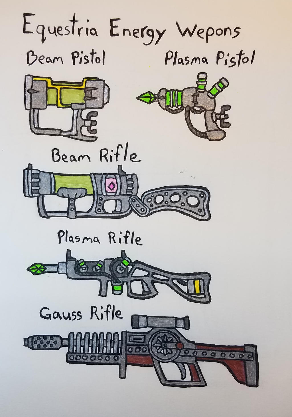 Fallout: Equestria, Luna Doctrine, Energy Guns. by Dice-Warwick on