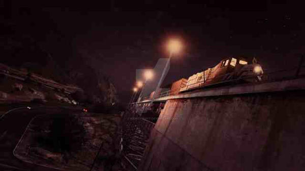 late night train by KidneyTheft on DeviantArt