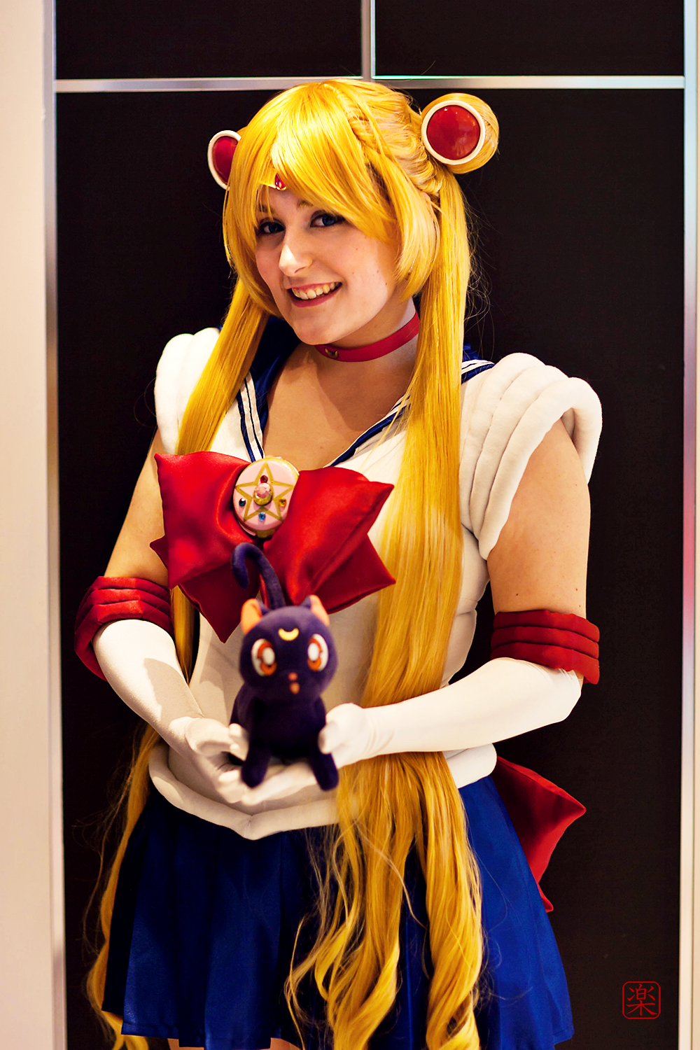 Sailor Moon and Luna