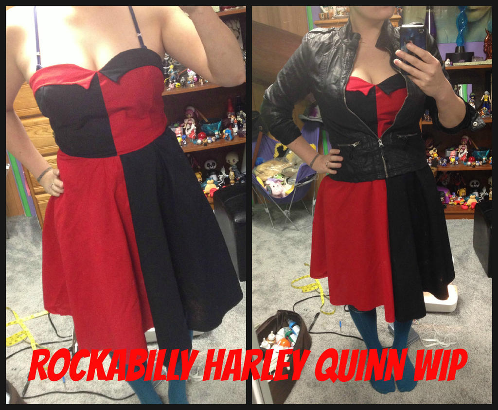 Rockabilly Harley Quinn WIP