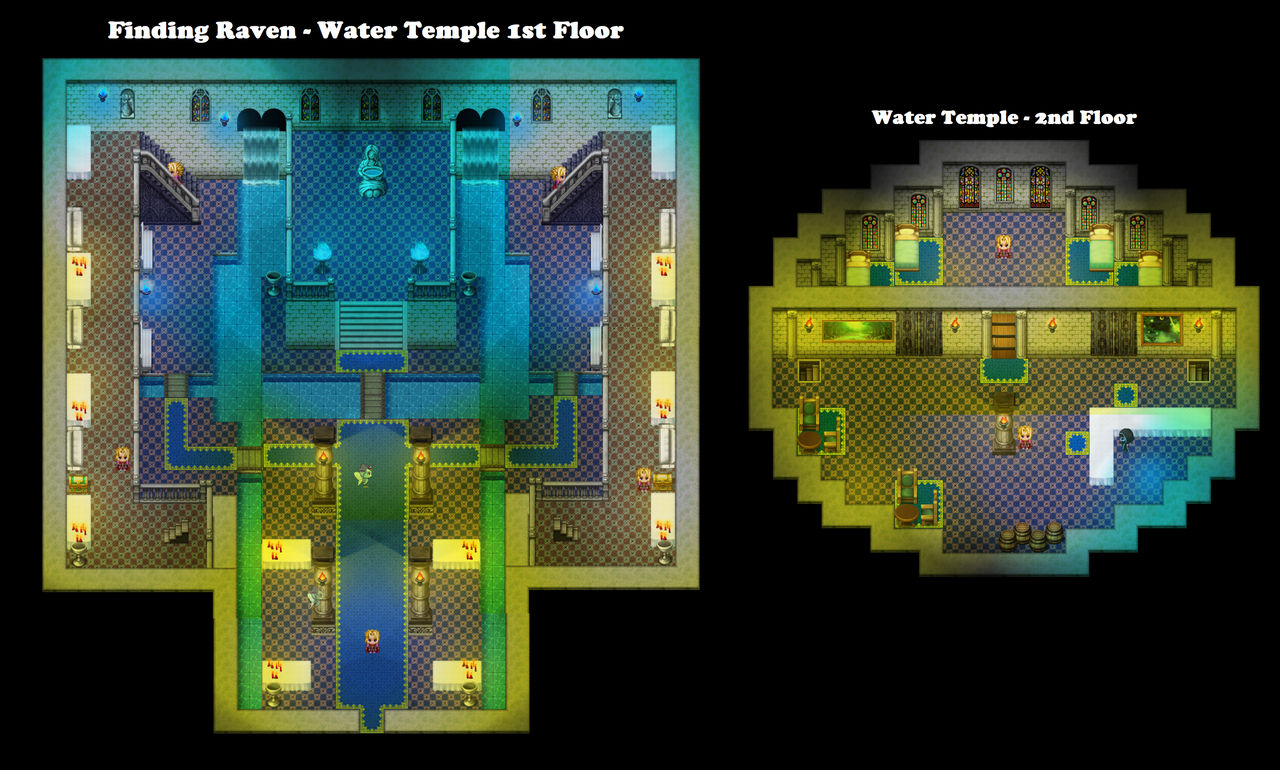 Water Temple 1st 2nd Floor By TheAsamu On DeviantArt water-temple-1st-2nd-floor-by-theasamu-on-deviantart