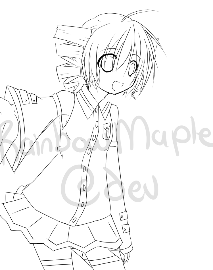 Download Teto lineart by RainbowMaple on DeviantArt