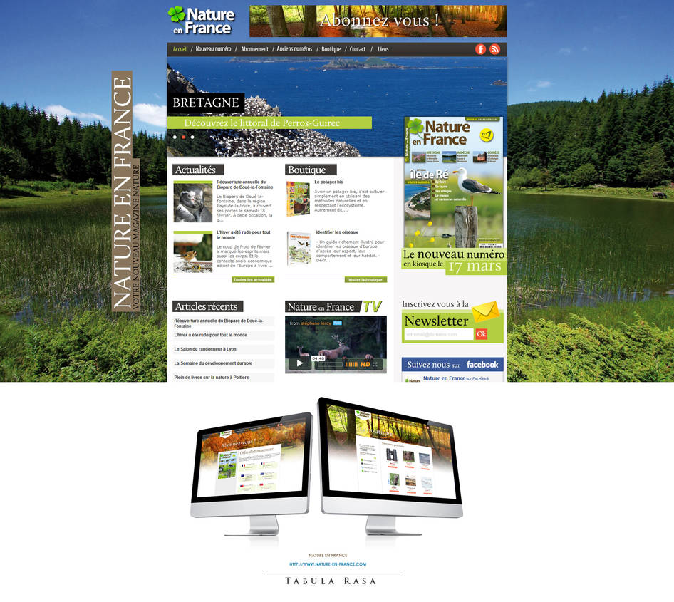 Nature en France Magazine by TabulaRasaStudio