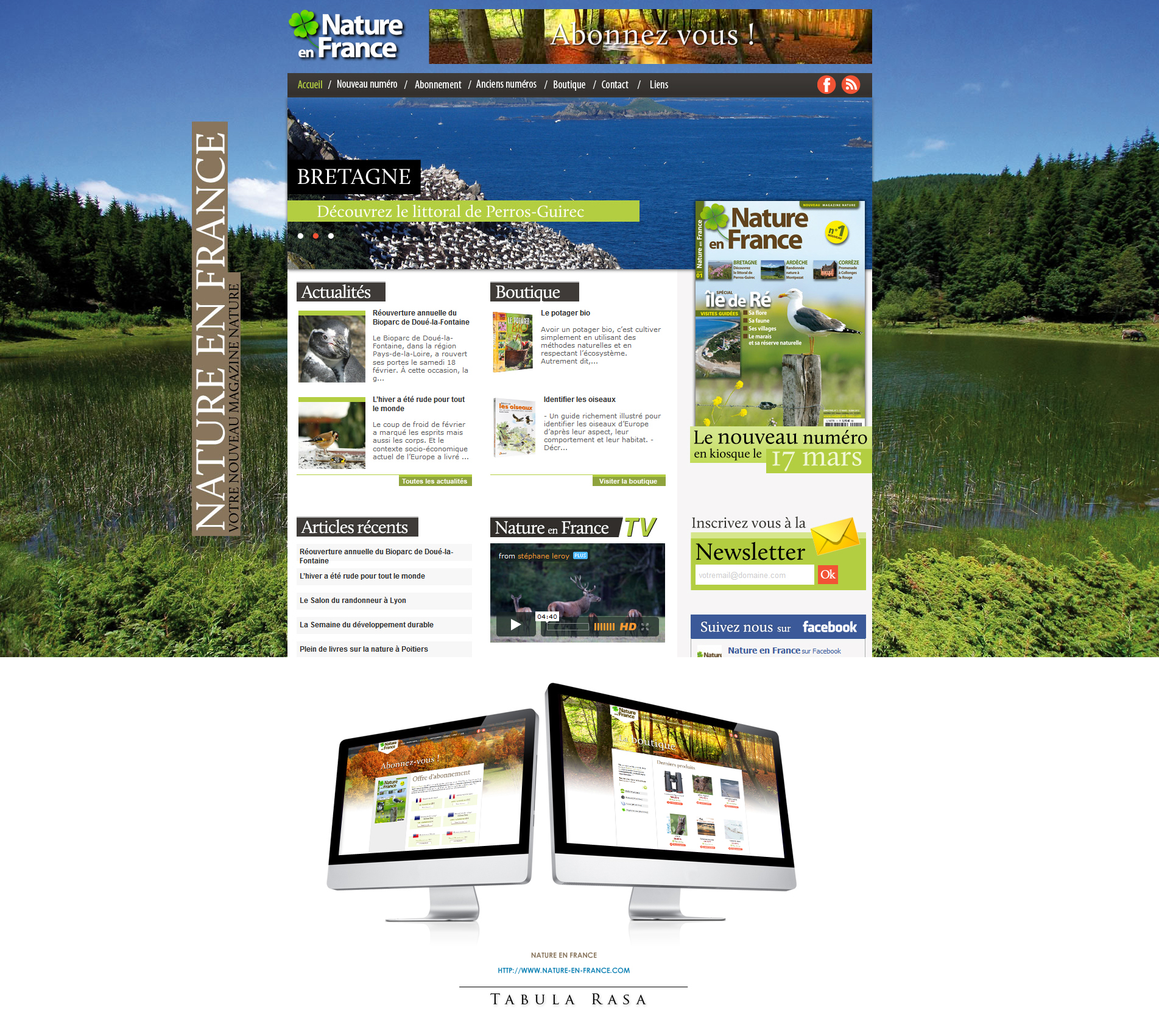 Nature en France Magazine by TabulaRasaStudio