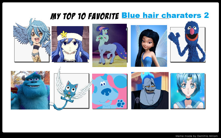 Blue hair crossword game - wide 9