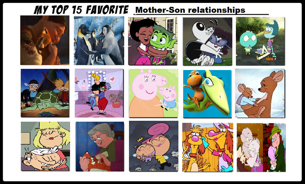 top 15 favorite mother-son relationships 3 by purplelion12 on DeviantArt