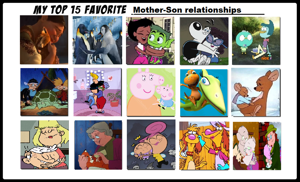 top 15 favorite mother-son relationships 3 by purplelion12 on DeviantArt top 15 favorite mother-son relationships 3 by purplelion12 on DeviantArt