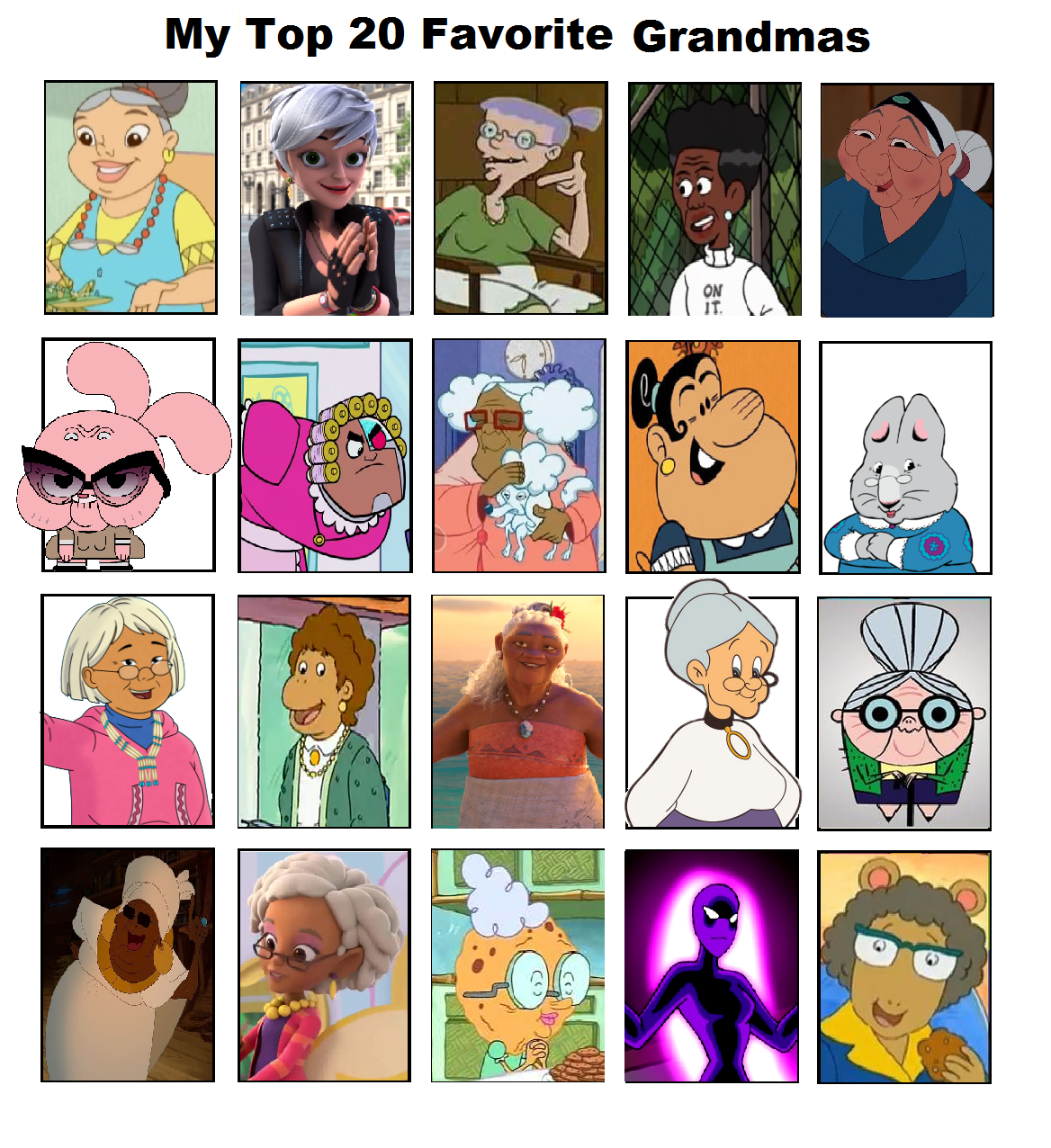 My Top 20 Favorite grandmas by purplelion12 on DeviantArt My Top 20 Favorite grandmas by purplelion12 on DeviantArt