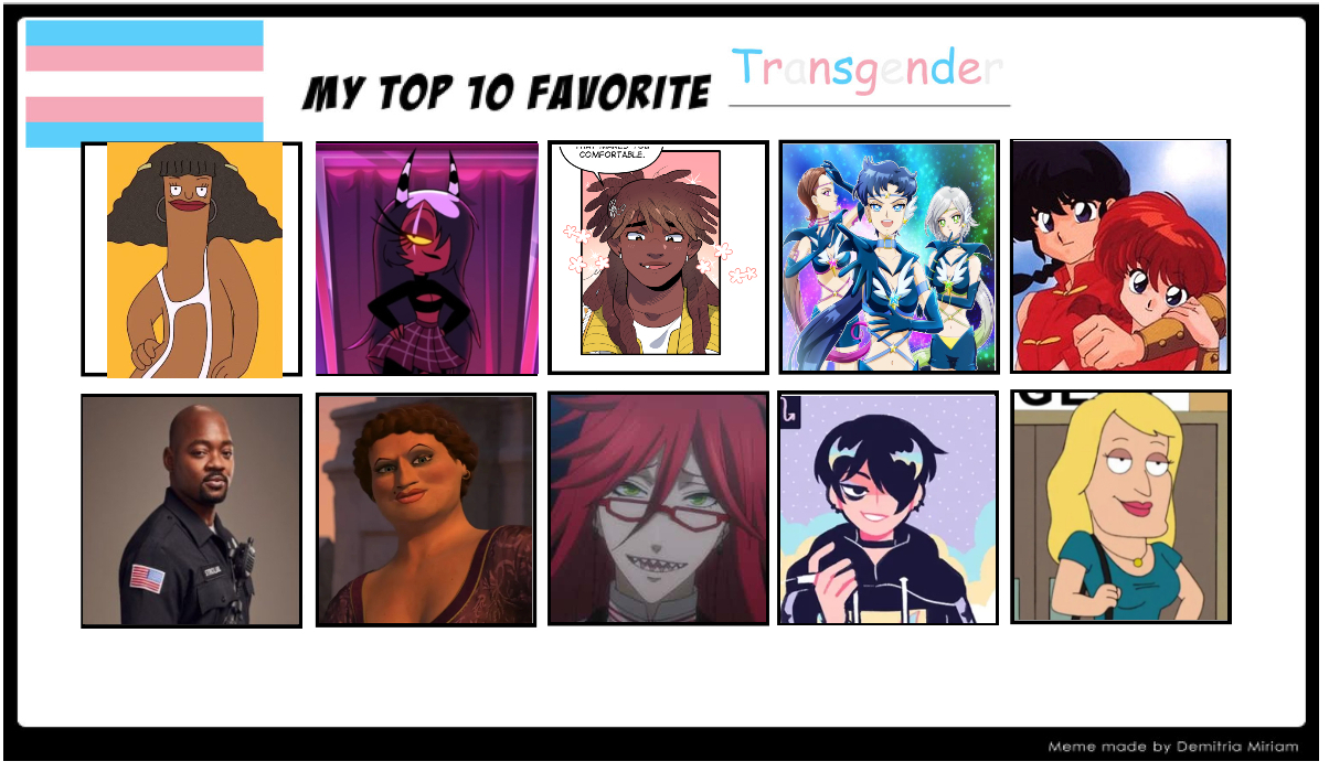 Trans Woman Deviantart my favorite transgender characters by purplelion12 on DeviantArt