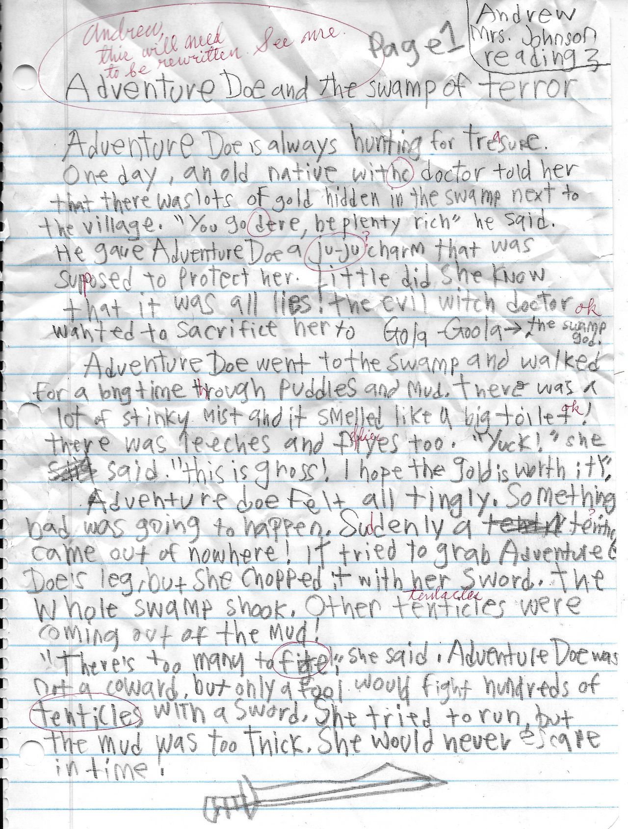 Adventure Doe and the Swamp of Terror, p. 1 2026