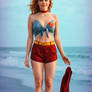 Kiernan Zor-El Beach Day Candids