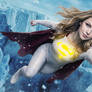 Supergirl Wall White Suit