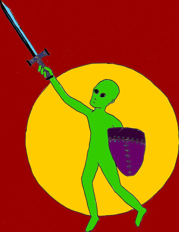 Alien Knight Alien knight by tin-ke on DeviantArt