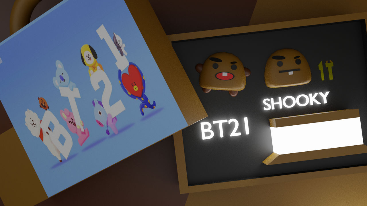 blender 3D-BTS-Mascot-BT21-Shooky-pt04 by nas03Juli1988 on DeviantArt